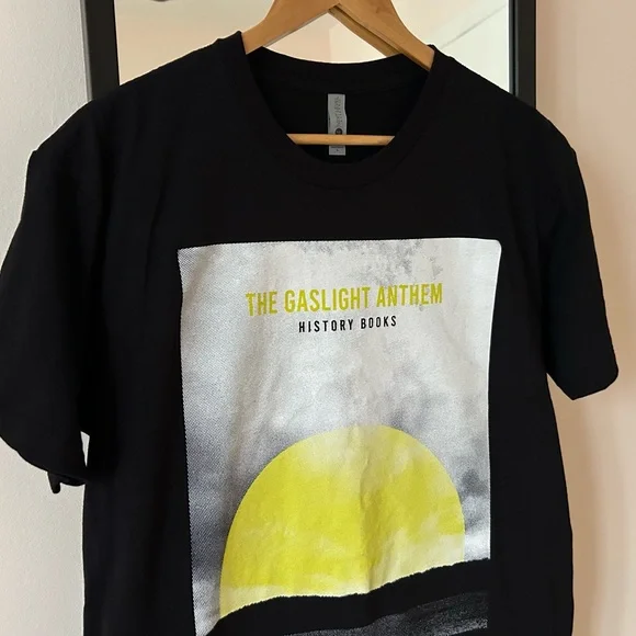 The Gaslight Anthem 🎸 tour band concert tee shirt Y2K vintage rock Next Level - Picture 2 of 9